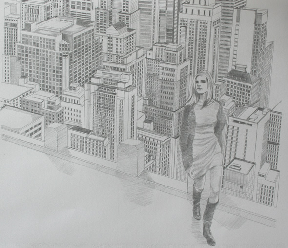 New York View and Figure